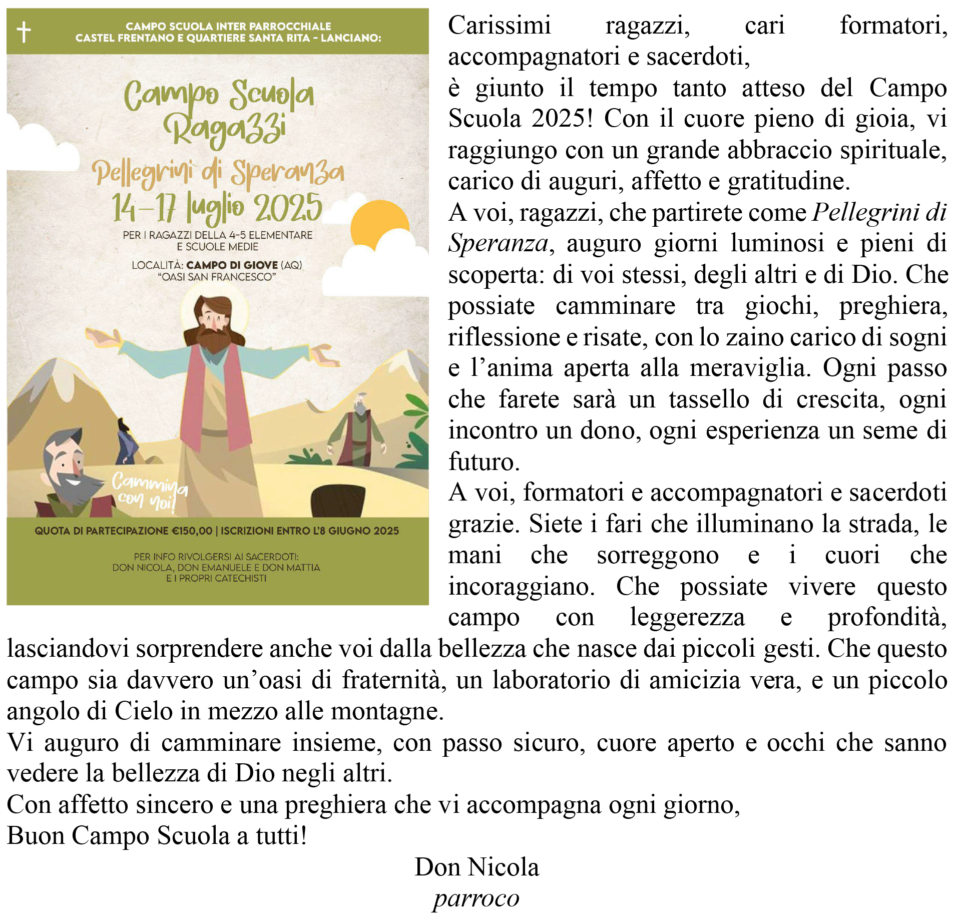 la voce del parroco